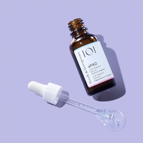 Geek & Gorgeous aPAD Soothing Azelaic Acid Serum - 1 oz (30 ml) - Redness Relief for All Skin Types, Sensitive Skin Avelisse