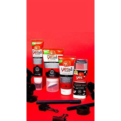 Yes To Tomatoes Clear Skin Detoxifying Daily Cleanser - Salicylic Acid & Charcoal for Acne Prone Skin, 5 Fl Oz