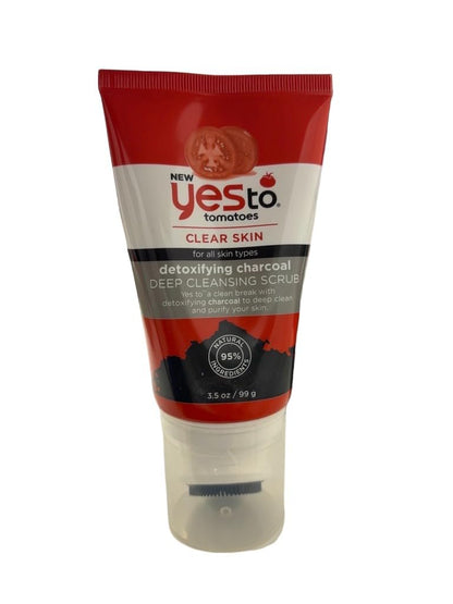 Yes To Tomatoes Clear Skin Detoxifying Daily Cleanser - Salicylic Acid & Charcoal for Acne Prone Skin, 5 Fl Oz