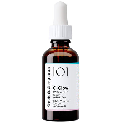 C-Glow 15% Vitamin C Serum with Ferulic Acid & Vitamin E – Lightweight, Water-Like Formula for All Skin Types