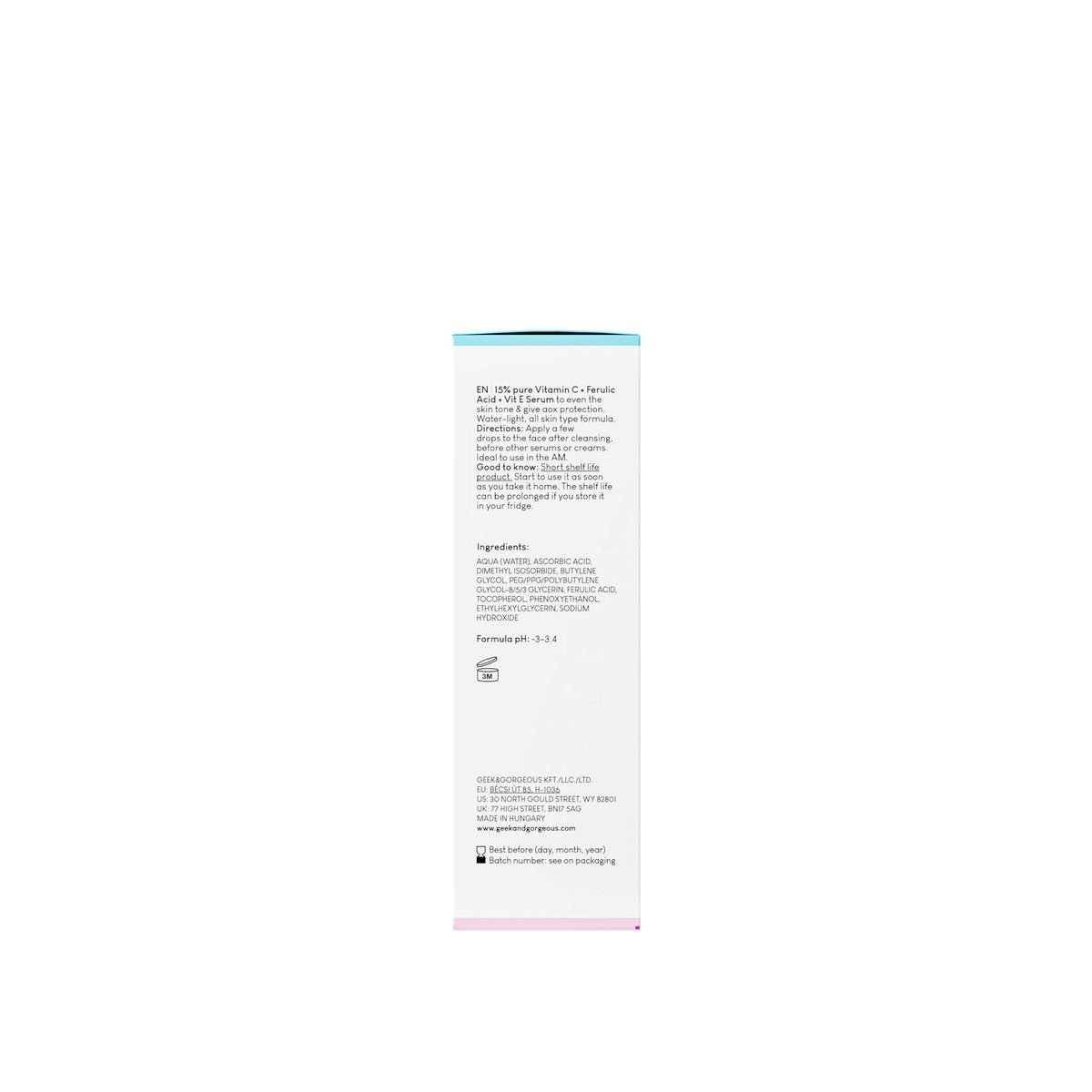 C-Glow 15% Vitamin C Serum with Ferulic Acid & Vitamin E – Lightweight, Water-Like Formula for All Skin Types - görsel 5