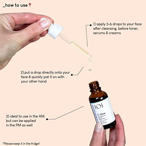 C-Glow 15% Vitamin C Serum with Ferulic Acid & Vitamin E – Lightweight, Water-Like Formula for All Skin Types - görsel 10