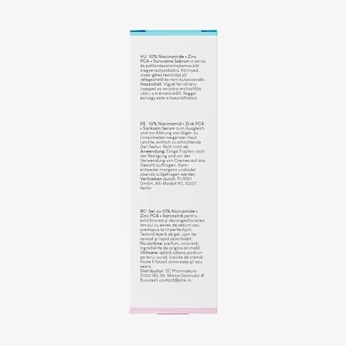 Geek & Gorgeous B-Bomb 10% Niacinamide Serum with Zinc PCA & Sarcosine – Minimize Pores, Control Oil, Reduce Blemishes for Combination Skin (1 fl oz) - görsel 8