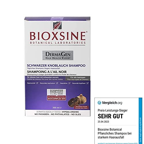 Bioxsine Herbal Shampoo with Black Garlic for Hair Growth and Healthy Hair - Odourless, For All Hair Types, Suitable for Women and Men, 300 ml - görsel 4