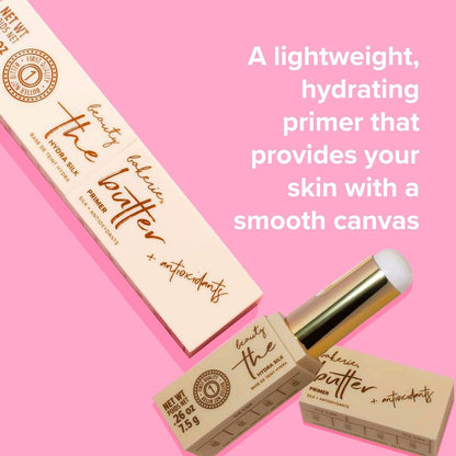 Beauty Bakerie The Butter HydraSilk Face Primer - Antioxidant-Rich Pore Minimizer for Smooth, Extended Wear Makeup Base, 7.5g