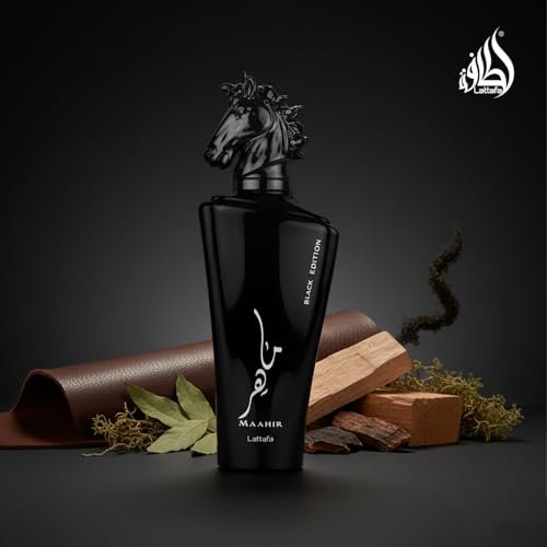 Lattafa Maahir Black Edition Eau De Parfum Spray 3.4 oz - Unisex Fragrance Avelisse