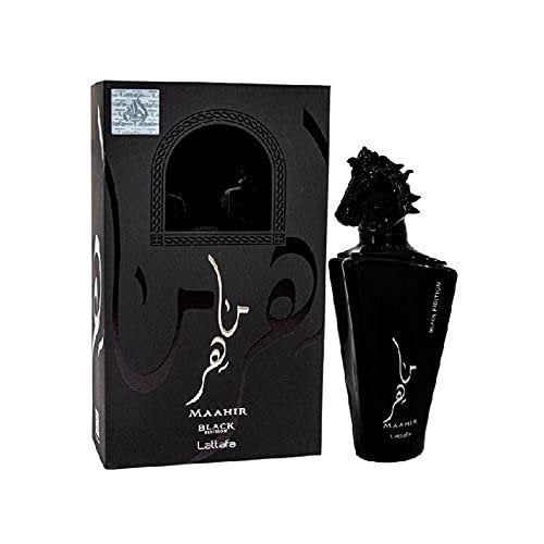 Lattafa Maahir Black Edition Eau De Parfum Spray 3.4 oz - Unisex Fragrance Avelisse