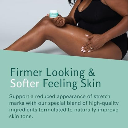 M3 Naturals Stretch Mark Cream with Collagen & Stem Cell - Maternity Skincare Oil for Stretch Mark Prevention & Scar Remover - Green Tea Extract & Raspberry Ketones Avelisse