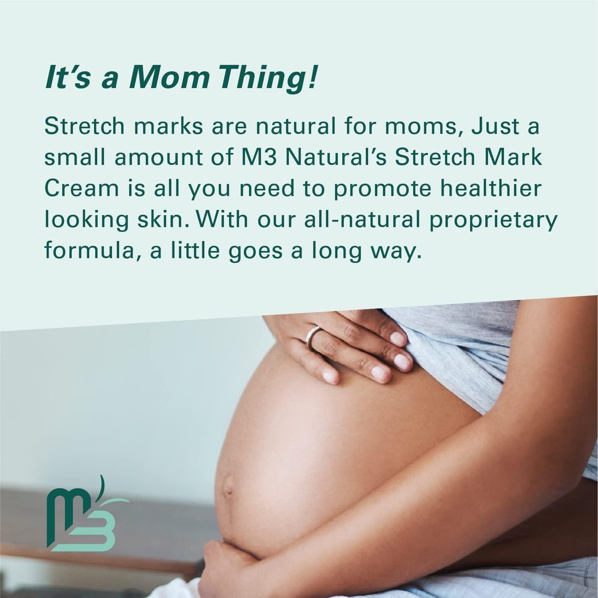 M3 Naturals Stretch Mark Cream with Collagen & Stem Cell - Maternity Skincare Oil for Stretch Mark Prevention & Scar Remover - Green Tea Extract & Raspberry Ketones Avelisse
