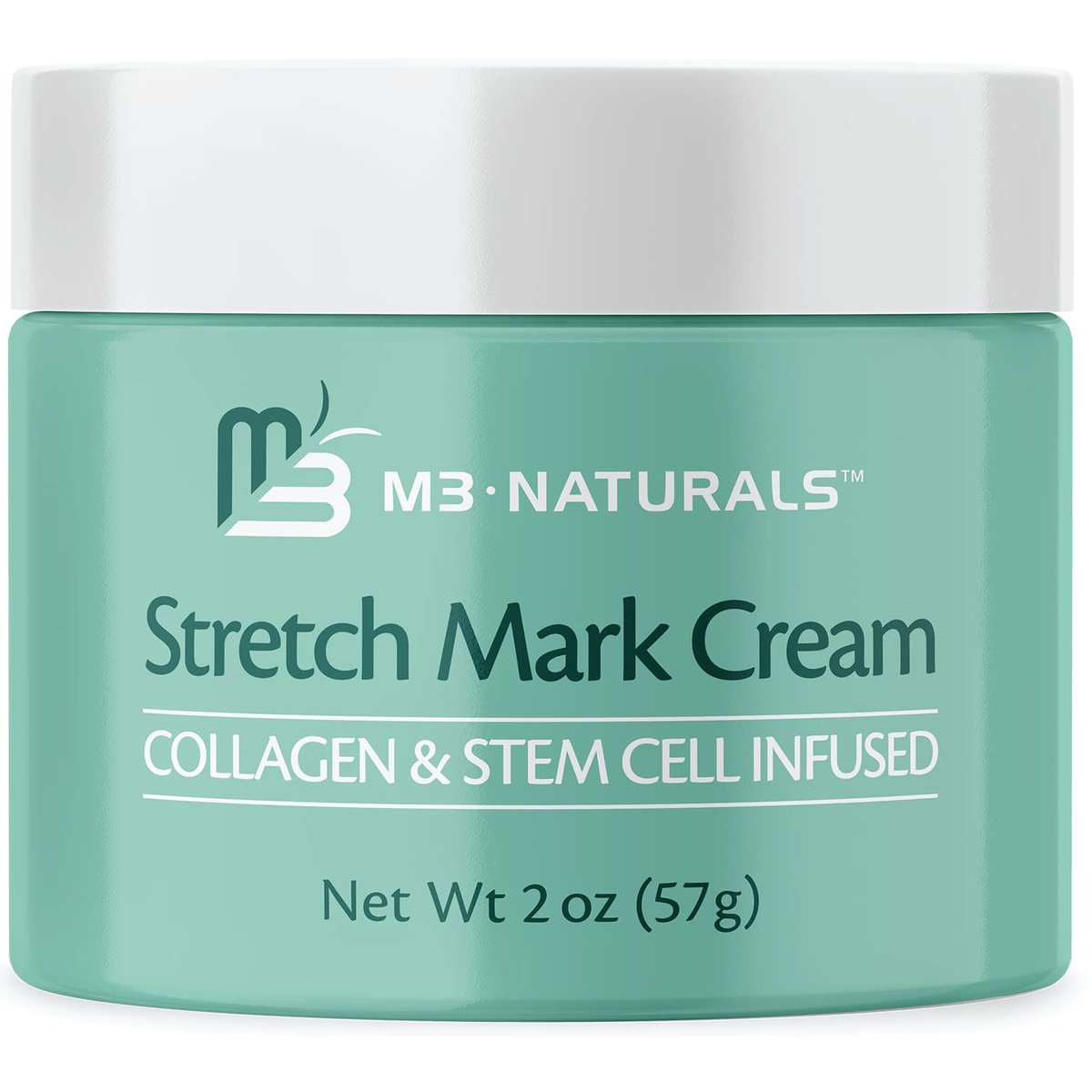 M3 Naturals Stretch Mark Cream with Collagen & Stem Cell - Maternity Skincare Oil for Stretch Mark Prevention & Scar Remover - Green Tea Extract & Raspberry Ketones Avelisse