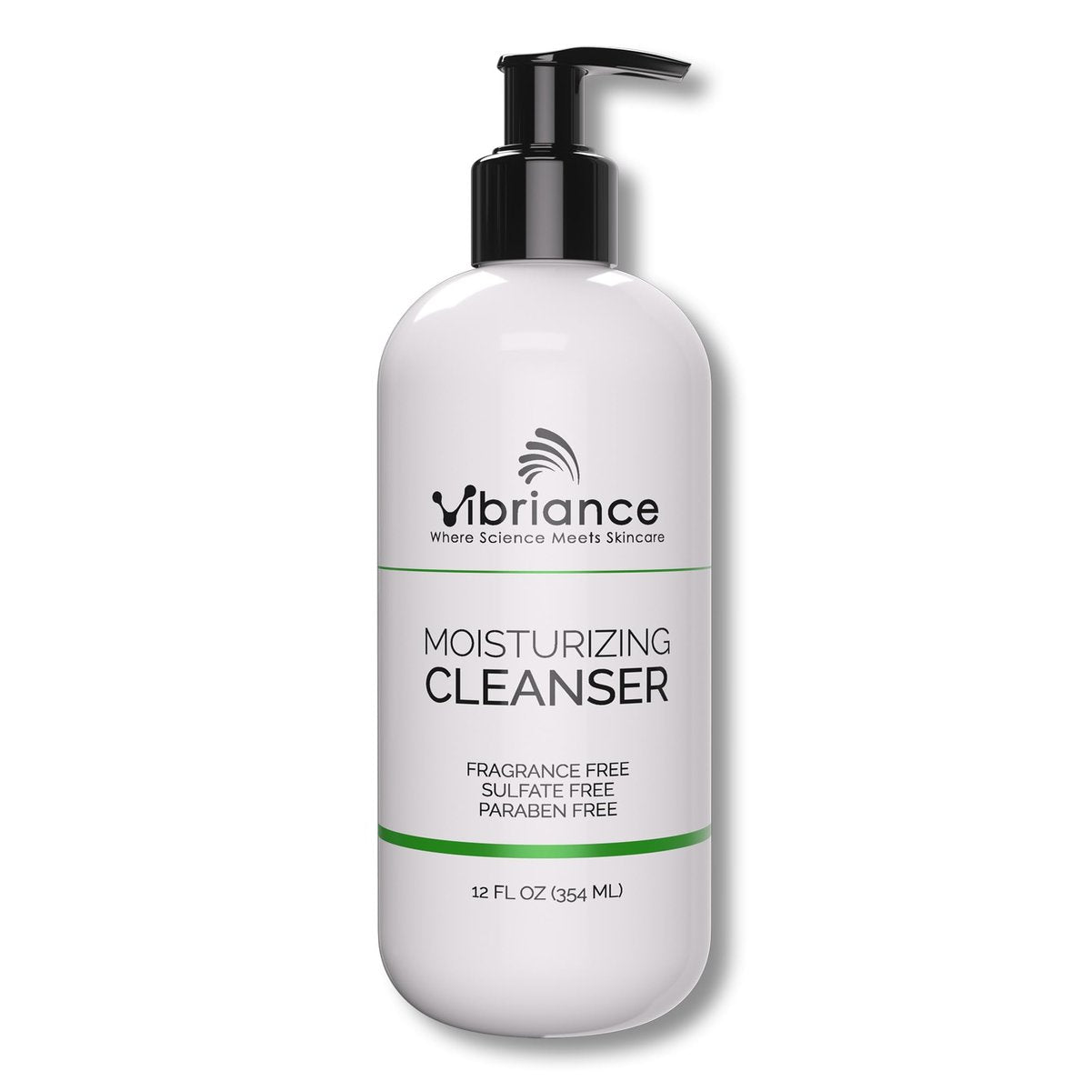Vibriance Moisturizing Cleanser - Oil-to-Foam Face Wash with Niacinamide & Shea Butter for Mature Skin, Hydrating Gentle Facial Cleanser, Sulfate-Free, 12 fl oz Avelisse