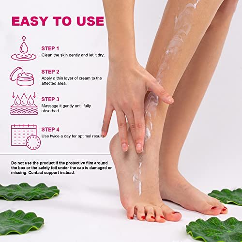 ENVISHA Urea Cream 42 Percent for Feet – 42% Urea Foot Cream with 2% Salicylic Acid for Hands, Heels, Elbows, Nails & Knees – 4 oz - görsel 6