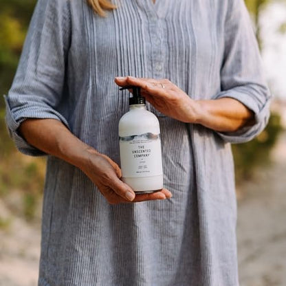 The Unscented Company Lotion Unscented, 16.91 Fl Oz - Gentle Daily Moisturizer for Sensitive Skin Avelisse