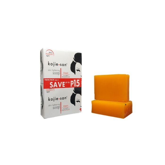 Kojie San Skin Brightening Soap – Original Kojic Acid Soap for Dark Spots, Hyperpigmentation & Scars – 65g x 2 Bars with Exfoliating Net - görsel 3