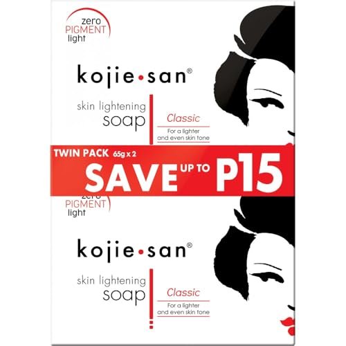 Kojie San Skin Brightening Soap – Original Kojic Acid Soap for Dark Spots, Hyperpigmentation & Scars – 65g x 2 Bars with Exfoliating Net - görsel 2
