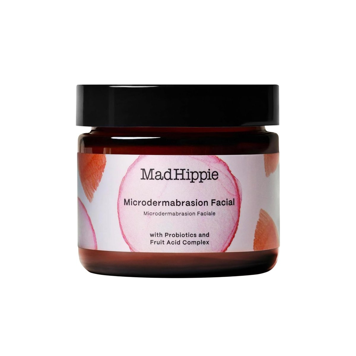 Mad Hippie MicroDermabrasion Facial – Exfoliating Face Scrub with Probiotics & AHA Fruit Acid Complex, Light Citrus Scent, 2.1 Fl Oz - görsel 1