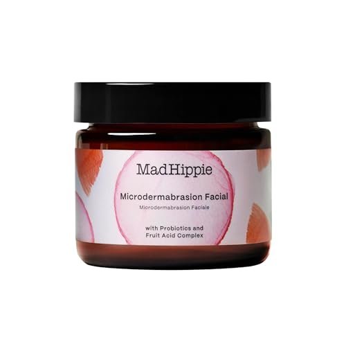 Mad Hippie MicroDermabrasion Facial – Exfoliating Face Scrub with Probiotics & AHA Fruit Acid Complex, Light Citrus Scent, 2.1 Fl Oz - görsel 2