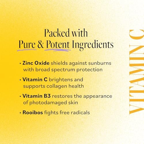 Derma E Vitamin C Weightless Moisturizer SPF 45 – Skin Brightening Face Cream with Mineral Sunscreen, Hydrating SPF 45 for Lines, Wrinkles & Uneven Tone, 2 Fl Oz Avelisse