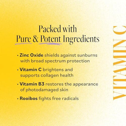 Derma E Vitamin C Weightless Moisturizer SPF 45 – Skin Brightening Face Cream with Mineral Sunscreen, Hydrating SPF 45 for Lines, Wrinkles & Uneven Tone, 2 Fl Oz Avelisse