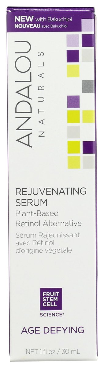 Andalou Naturals Rejuvenating Serum with Plant Based Retinol, 1 oz Avelisse