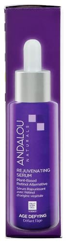 Andalou Naturals Rejuvenating Serum with Plant Based Retinol, 1 oz Avelisse