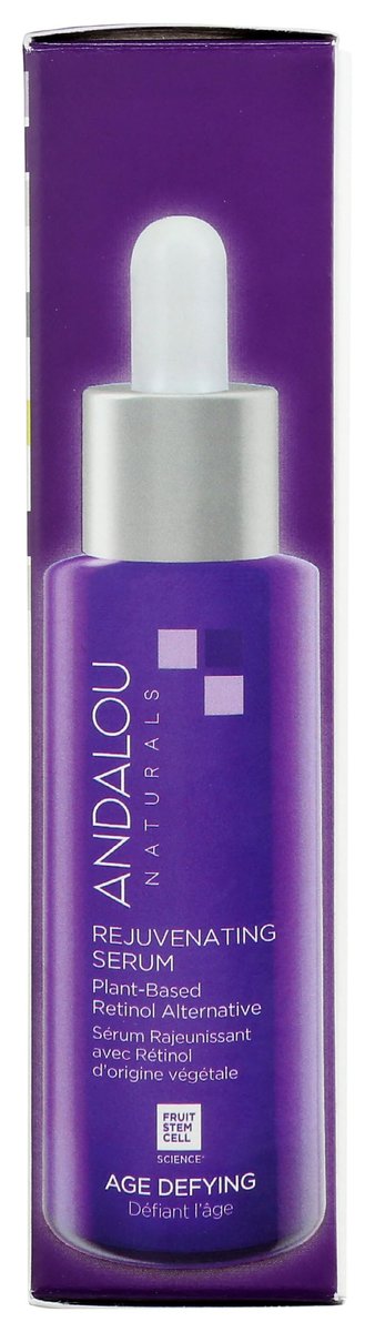 Andalou Naturals Rejuvenating Serum with Plant Based Retinol, 1 oz Avelisse