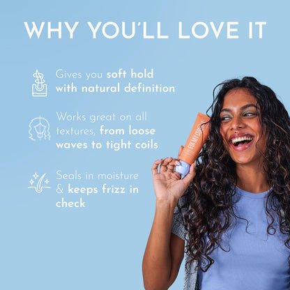 FIX MY CURLS Curl Quenching Flax Seed Gelly For Curly And Wavy Hair - 7.05 oz