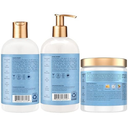 SheaMoisture Manuka Honey & Yogurt Hydrate & Repair Shampoo, Conditioner & Protein Power Treatment - 26 oz Avelisse