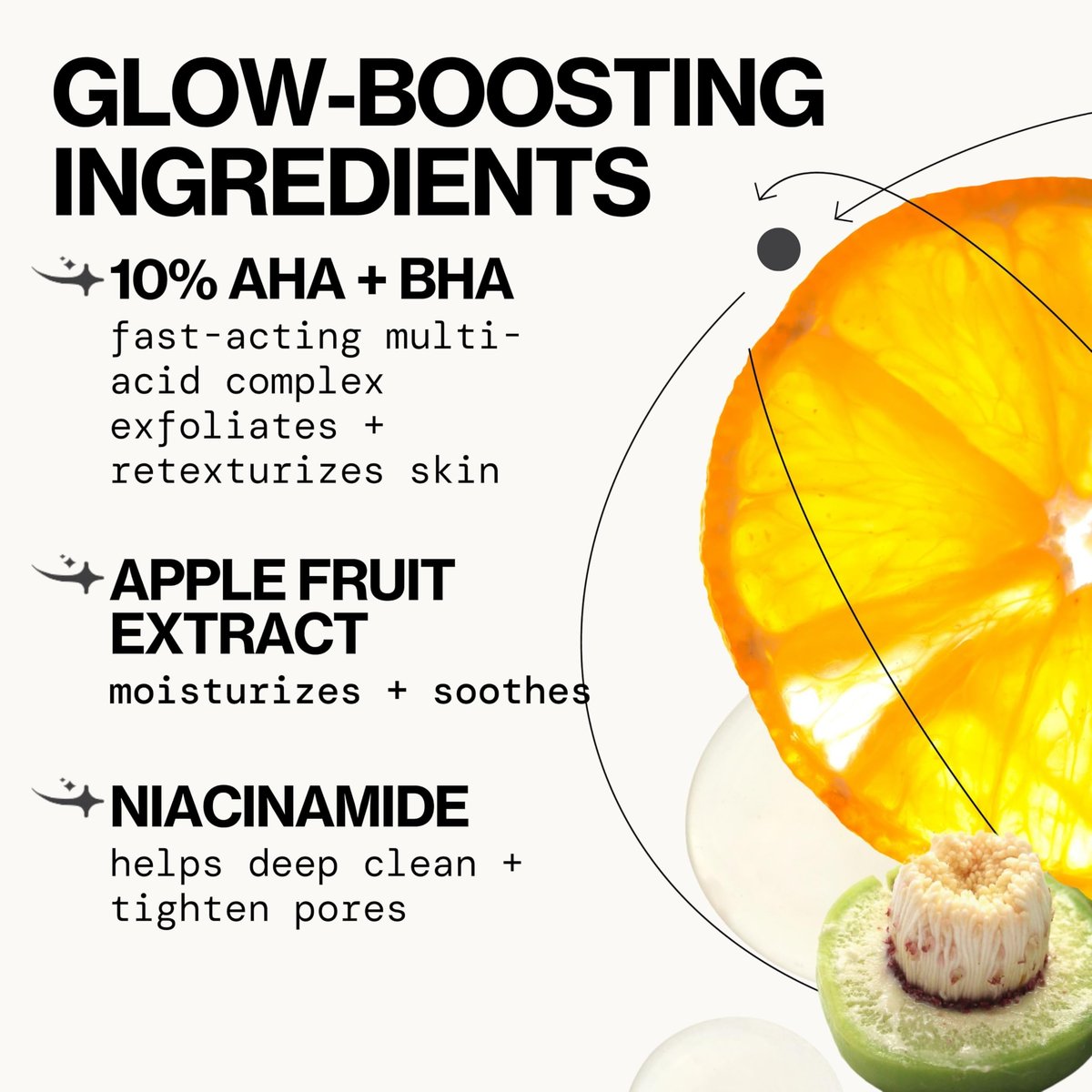Pacifica Glow Baby Brightening Peel Pads 10% AHA + BHA Exfoliating Face Pads for Glowing Skin – Resurfacing Glycolic Acid & Salicylic Acid Pads to Smooth Texture & Minimize Pores – Fragrance Free, 60 Count - görsel 13