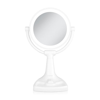 Zadro 11" Fluorescent Lighted Makeup Mirror with 10X/1X Magnification and Tray Avelisse