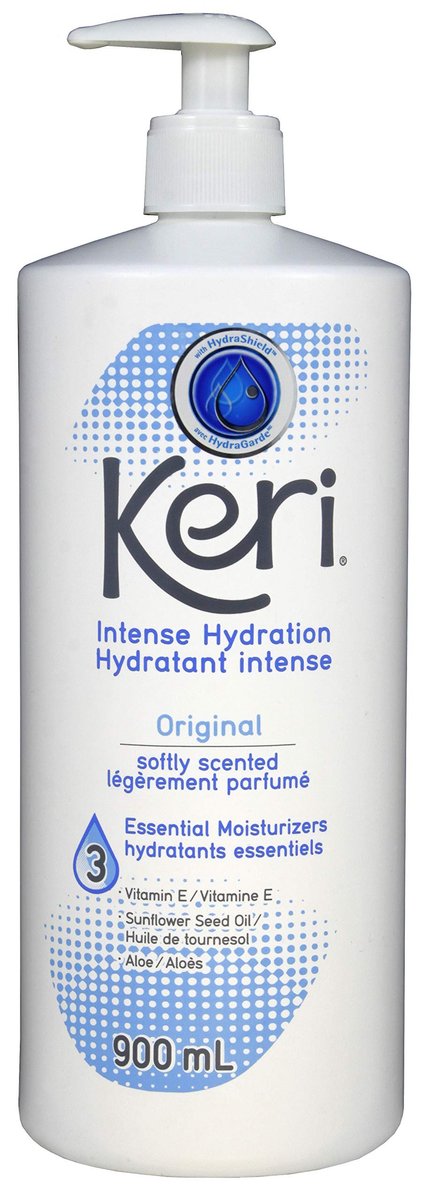 Keri Original Softly Scented Lotion - 30.43 Fl Oz (900 ml) Moisturizer for Dry Skin Avelisse