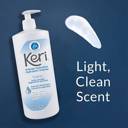Keri Original Softly Scented Lotion - 30.43 Fl Oz (900 ml) Moisturizer for Dry Skin Avelisse