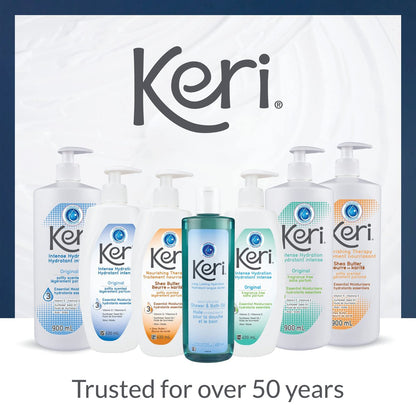 Keri Original Softly Scented Lotion - 30.43 Fl Oz (900 ml) Moisturizer for Dry Skin Avelisse