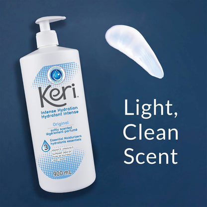 Keri Original Softly Scented Lotion - 30.43 Fl Oz (900 ml) Moisturizer for Dry Skin Avelisse