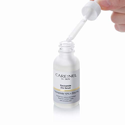 CARE:NEL Korean Vitamin B & C Serum with Niacinamide 10% + Zinc 1% – Hydrating Facial Serum for Glowing Skin, 1 fl oz (30 ml) - görsel 12