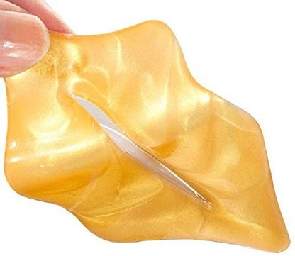 Theshiry Gold Collagen Crystal Eye Mask & Lip Mask Set - 10 Pairs Each - Anti-Aging Face Mask for Wrinkles, Hydration, and Firming