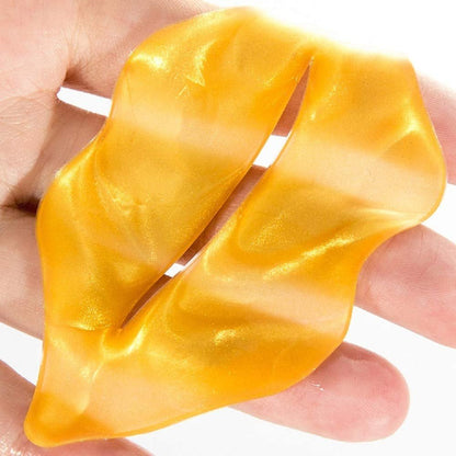 Theshiry Gold Collagen Crystal Eye Mask & Lip Mask Set - 10 Pairs Each - Anti-Aging Face Mask for Wrinkles, Hydration, and Firming