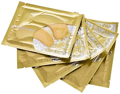 Theshiry Gold Collagen Crystal Eye Mask & Lip Mask Set - 10 Pairs Each - Anti-Aging Face Mask for Wrinkles, Hydration, and Firming - görsel 2