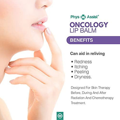 USDA Organic Oncology Lip Balm - Hydrate Dry, Parched Lips - Moisturizing 3-Pack Avelisse