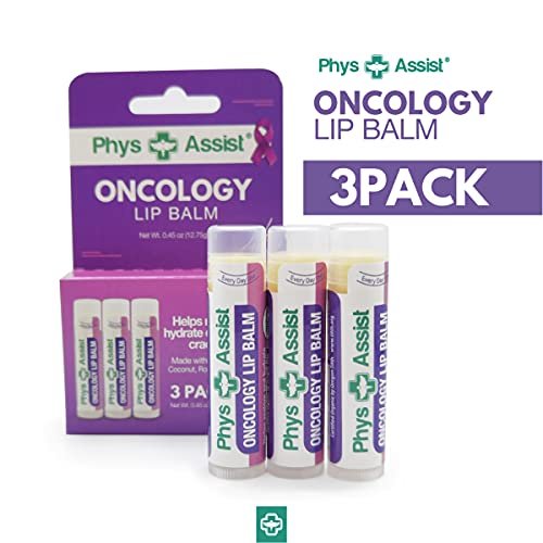 USDA Organic Oncology Lip Balm - Hydrate Dry, Parched Lips - Moisturizing 3-Pack Avelisse