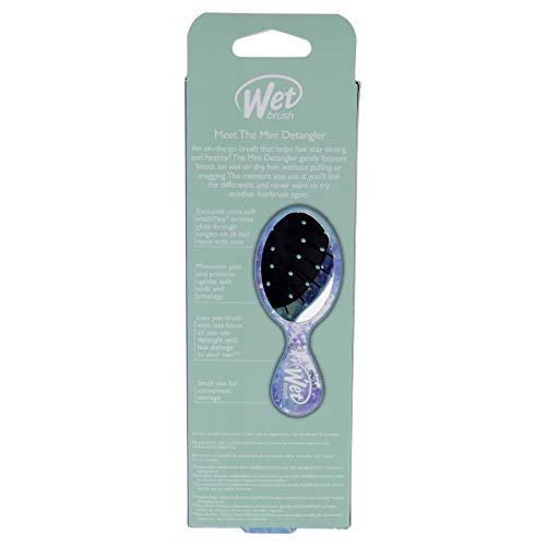 Wet Brush Mini Detangler Stellar Skies Brush - Turquoise Skies - görsel 6