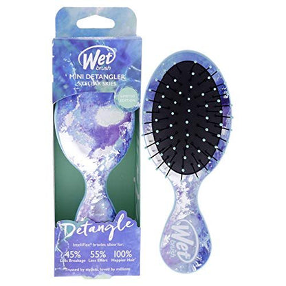 Wet Brush Mini Detangler Stellar Skies Brush - Turquoise Skies