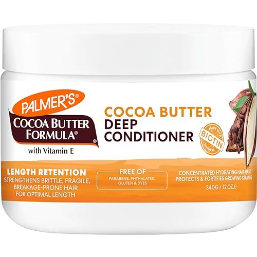 Palmer's Cocoa Butter & Biotin Length Retention Deep Conditioner - Strengthen, Nourish & Restore Elasticity and Shine for All Curly Hair Patterns, 8.5 oz - görsel 2