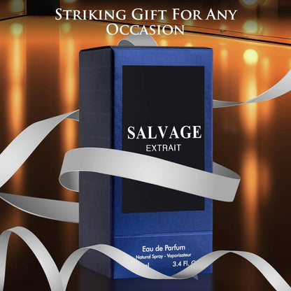 Salvage Extrait Eau De Parfum for Men - Grapefruit & Spices, Lavender & Wood, 100ml Avelisse