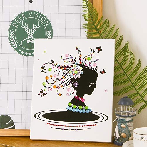 1200+ PCS Self Adhesive Gems Stickers - 14 Sheets Rhinestone Stickers for DIY Craft, 8 Shapes Sparkle Jewels for Nail Body Makeup Festival - görsel 6