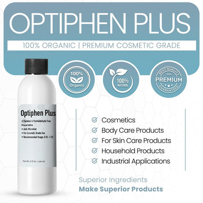 Talsen Chemicals Optiphen Plus Preservative for Cosmetics - Natural Preservative for Lotions, Serums & DIY Products (1 oz / 30 mL)
