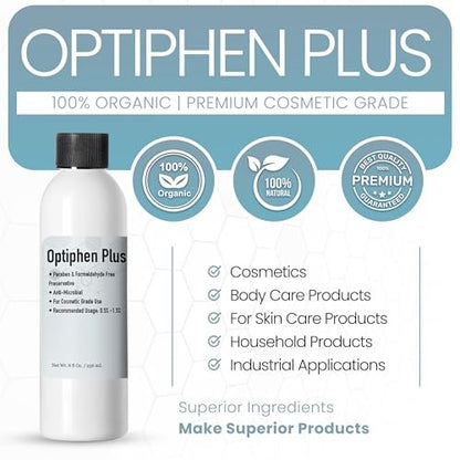 Talsen Chemicals Optiphen Plus Preservative for Cosmetics - Natural Preservative for Lotions, Serums & DIY Products (1 oz / 30 mL)