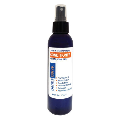 Dermasolve Psoriasis Leave-In Treatment & Styling Spray Conditioner – Soothing Anti-Dandruff, Dry Scalp Repair for Damaged Hair, 6 oz Avelisse