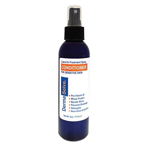 Dermasolve Psoriasis Leave-In Treatment & Styling Spray Conditioner – Soothing Anti-Dandruff, Dry Scalp Repair for Damaged Hair, 6 oz Avelisse