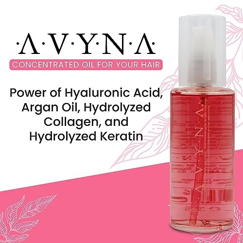Avyna Hair Restructuring Liquid with Hyaluronic Acid - 3.38 oz Hair Treatment for Damaged & Weak Hair Avelisse